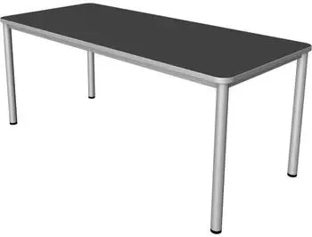 Kerkmann Prime Schreibtisch 180x80cm anthrazit/silber (11040713)