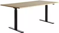 Topstar E-Table elektrisch h&ouml;henverstellbarer Schreibtisch ahorn rechteckig,