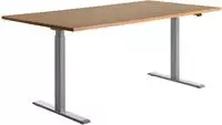Topstar E-Table elektrisch h&ouml;henverstellbarer Schreibtisch buche rechteckig,