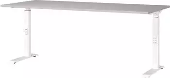 Germania 7912-617 Schreibtisch 180x80cm Kaschmir/wei&szlig;
