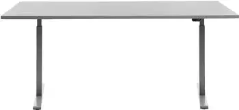 Topstar Office E-Table elektrisch h&ouml;henverstellbarer Sitz-Steh-Schreibtisch 180x80cm grau/grau (TTS18080GG)