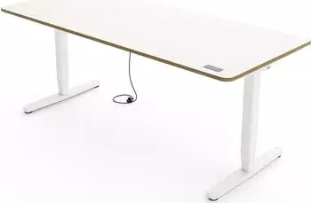 Yaasa Desk Pro elektrisch h&ouml;henverstellbarer Sitz-Steh-Schreibtisch 180x80cm wei&szlig;/wei&szlig; (01.02161.01)