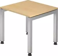Hammerbacher Schreibtisch 80x80cm Ahorn