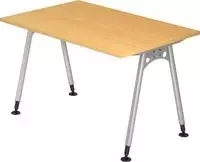 Hammerbacher Schreibtisch A-Fu&szlig; 120x80cm Buche