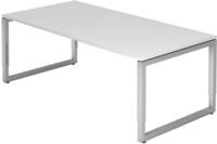 B&uuml;ro Schreibtisch 200x100 cm Modell RS2E mechanische H&ouml;heneinstellung