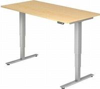 Hammerbacher-Sitz-Steh-Schreibtisch el.160x80cm Ahorn-VXDSM16/3/S