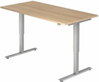 Hammerbacher-Sitz-Steh-Schreibtisch el.160x80cm Eiche-VXMST16/E/S
