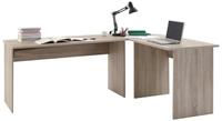 MID.YOU ECKSCHREIBTISCH Eiche 155x76x205 cm