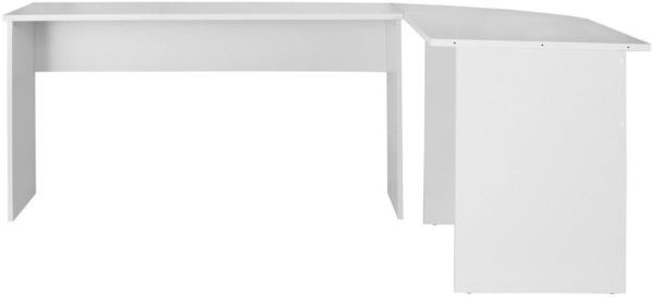 FMD Winkel-Schreibtisch Till Weiß