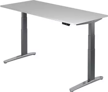 Hammerbacher Schreibtisch XBHM19 Lichtgrau