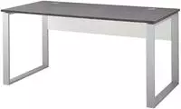 GERMANIA Schreibtisch "Altino" Kufen aus Metall, 2x Kabeldurchlass, Breite 160 cm,