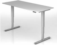Hammerbacher-Sitz-Steh-Schreibtisch el.180x80cm Grau-VXDSM19/5/S