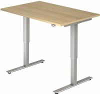 Hammerbacher-Sitz-Steh-Schreibtisch el.120x80cm Eiche-VXDSM12/E/S
