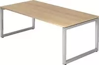 B&uuml;ro Schreibtisch 200x100 cm Modell RS2E mechanische H&ouml;heneinstellung