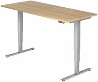 Hammerbacher-Sitz-Steh-Schreibtisch el.180x80cm Eiche-VXDSM19/E/S