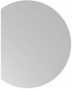 Hammerbacher Ansatztisch mit Stützfuß LA80/5/W grau/weiß