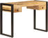 vidaXL Desk With 2 Drawers in Mango Wood