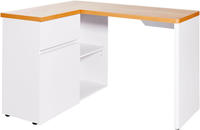 Jahnke Eckschreibtisch "CU-LIBRE 125 E" wechselseitig montierbar