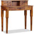 vidaXL Rustic Desk With 5 Drawers in Sesham Wood