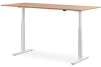 Topstar Schreibtisch E-Table, buche / wei&szlig;, elektrisch h&ouml;henverstellbar, 180 x