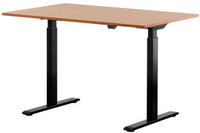 Topstar E-Table elektrisch h&ouml;henverstellbarer Schreibtisch buche rechteckig,