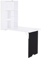 SCHREIBTISCH, MDF, Schwarz/Wei&szlig;, 60 x 94,5 x 147 cm