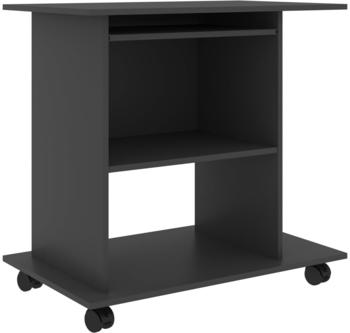 vidaXL Computer Desk Chipboard - Grey