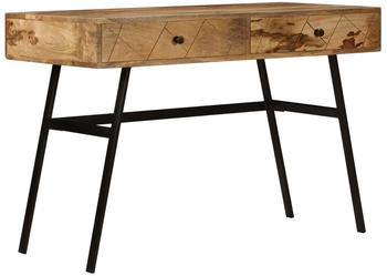 vidaXL Desk With Drawers Solid Mango Wood 110x50cm