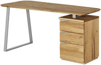 VOGL M&ouml;belfabrik Schreibtisch "Erik" mit Schweizer Kante, teilmassiv, Breite 150 cm,