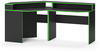 VICCO Computertisch lang Kron schwarz/grün