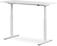 Ergotec Schreibtisch elektrisch Wei&szlig; 140 x 60 cm