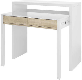 Usinestreet Extendable Desk Clea White