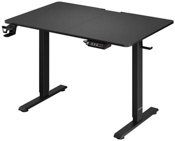 Casaria Höhenverstellbarer Schreibtisch 110x60cm schwarz (109356)
