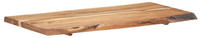 vidaXL Tischplatte Massivholz Akazie 118x(50-60)x3,8 cm