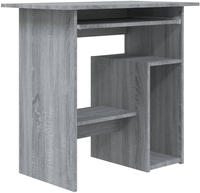 vidaXL Schreibtisch Grau Sonoma 80x45x74 cm Holzwerkstoff