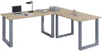 VCM Lona 220x190cm sonoma-eiche/silber