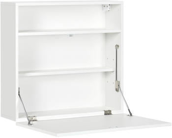 HomCom Wandklapptisch mit Ablagefächern 60,5x41,5cm (836-532)