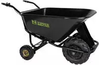 Zipper Akku-schubkarre Zi-ewb300-160l Schubkarre Gartenwagen 300kg Bauschubkarre