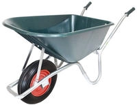Baumarktplus - Schubkarre Pp100 L Pu Rad Bau Karre Gartenschubkarre Bauschubkarre