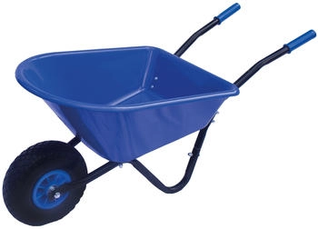 pro-bau-tec Kinderschubkarre PP-Mulde 20L blau (KSB-10201)