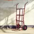 Relaxdays 2er Set Sackkarrenrad 3.00-4 luftbereift Rot chwarz