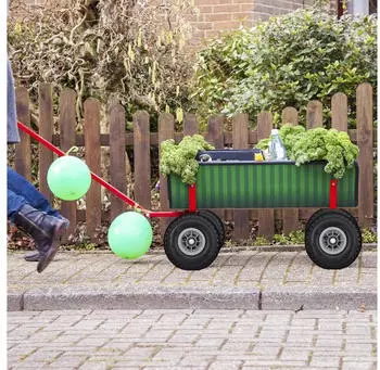 Relaxdays 2er Sackkarrenrad 3.00-4 luftbereift Schwarz rau