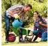 Relaxdays Luftbereiftes Schubkarrenrad 4.80 4.00-8 Rot chwarz