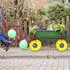 Relaxdays Sackkarrenrad Vollgummi im 2er Set Gelb rau
