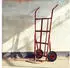 Relaxdays 2er Set Sackkarrenrad 3.00-4 Stahlfelge Rot chwarz