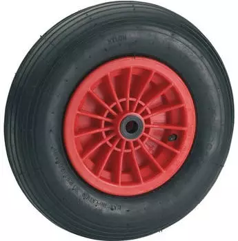 D&ouml;rner + Helmer Schubkarrenrad luftbereift &Oslash;400mm 200kg Kunststofffelge (740304)