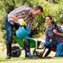 Relaxdays Schubkarrenrad 4.80/4.00-8 Vollgummirad mit Kunststofffelge pannensicher schwarz (10042477)