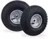 Relaxdays Sackkarrenrad Gummireifen 26cm 100kg, 4er-Set (10037359_0)