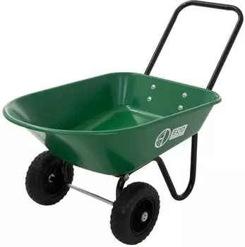 ECD Germany Schubkarre 78L 100kg Stahlrahmen PU-Reifen (490018114)