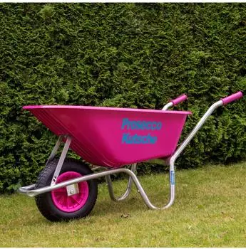 Baumarktplus Proseccokutsche Schubkarre 100L 250kg Pink (41432)